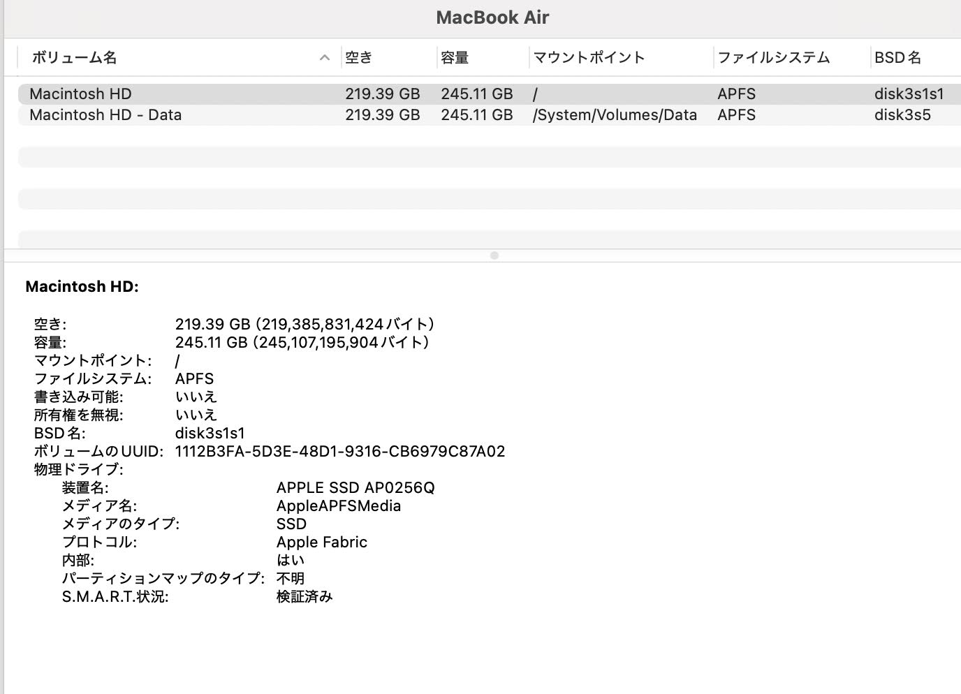 MacBook Air Retina 13インチ (Late 2020) Apple M1 8コア/8GB/SSD 256GB ゴールド MGND3J/A【C4053-80】