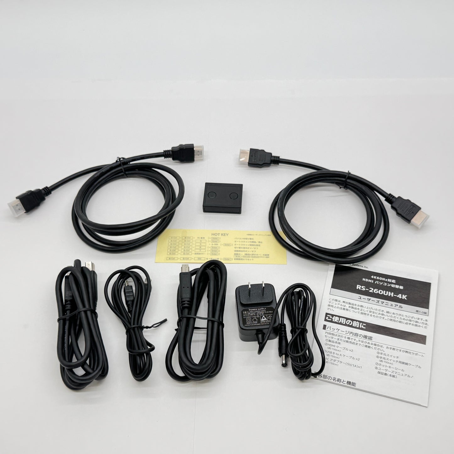 RATOC Systems 4K60Hz対応 HDMIパソコン切替器 RS-260UH-4K【C6962-60】