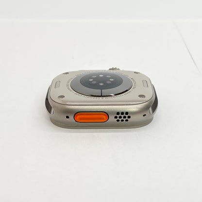 美品 Apple Watch Ultra GPS+Cellularモデル 49mm MNHH3J/A オレンジアルパインループ サイズ:S バッテリー最大容量100%【C6218-60】