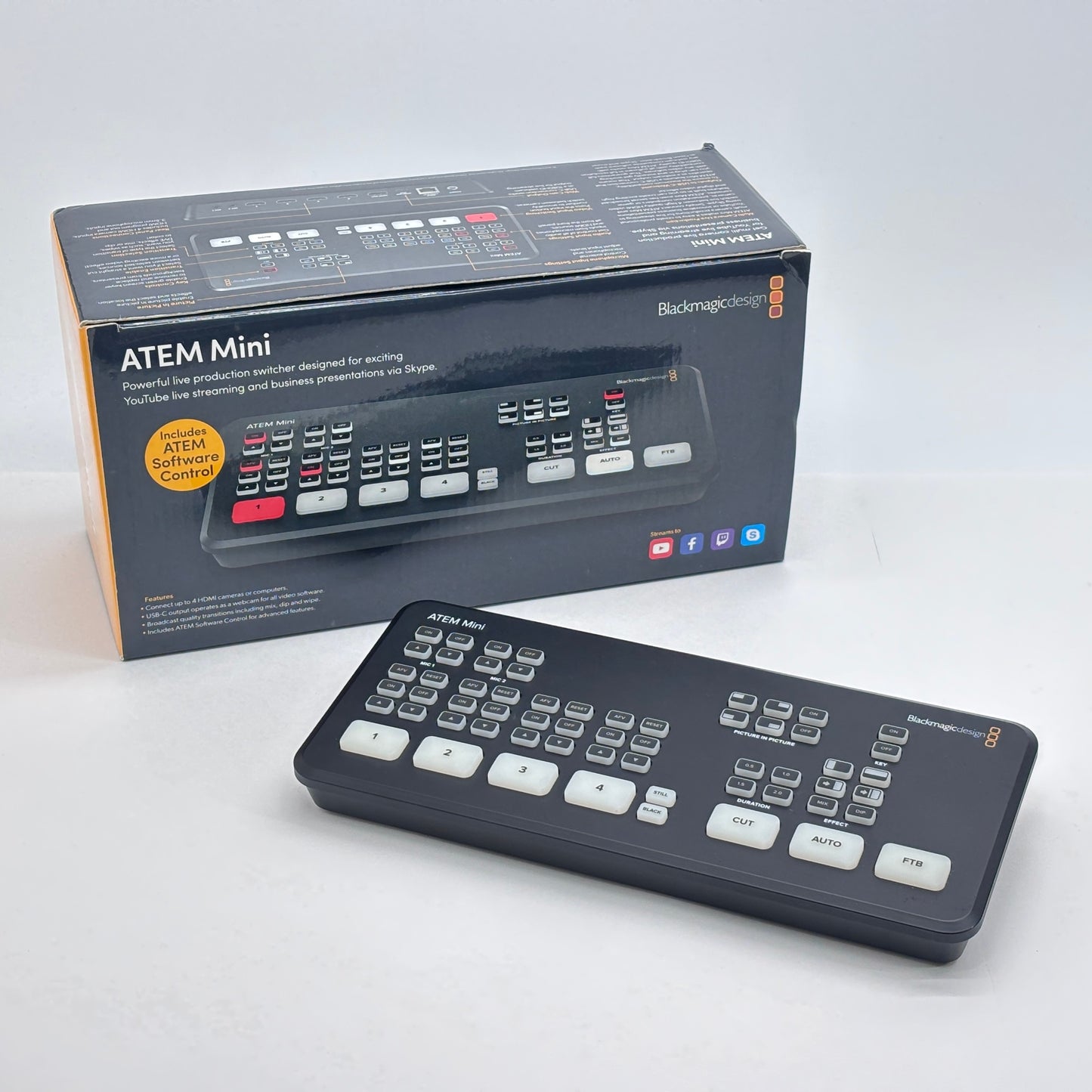 Blackmagic Design ATEM Mini ライブプロダクションスイッチャー【C8121-80】