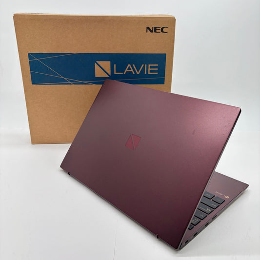 LAVIE Pro Mobile PM550 13インチ i5 1135G7 8GB SSD 512GB windows11Home   PC-PM550BAR [クラシックボルドー] バッテリー最大容量64%【C7979-80】
