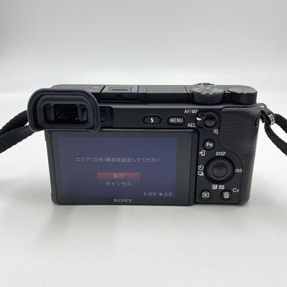 美品 ソニー SONY α6400 ILCE-6400Y  ダブルズームレンズキット ブラック シャッター回数1,937回【C5535-60】
