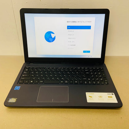 SSD換装済み 新品SSD ASUS VivoBook X543M Celeron N4000 4GB SSD 128GB 【C999-100】