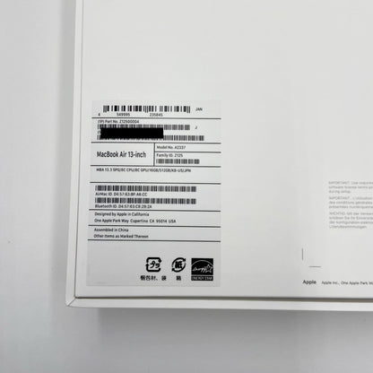 Apple MacBook Air M1 16GB 512GB バッテリー最大容量93% US配列 付属品完備【C5642-80】