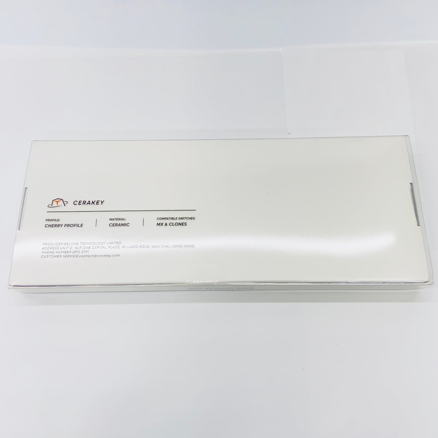 未開封 Cerakey セラミックキーキャップ ホワイト Profile mx & clones 【C4215-60】