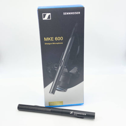 美品 SENNHEISER MKE 600 ショットガンマイク（カメラ用マイク）付属品完備	【C5209-80】
