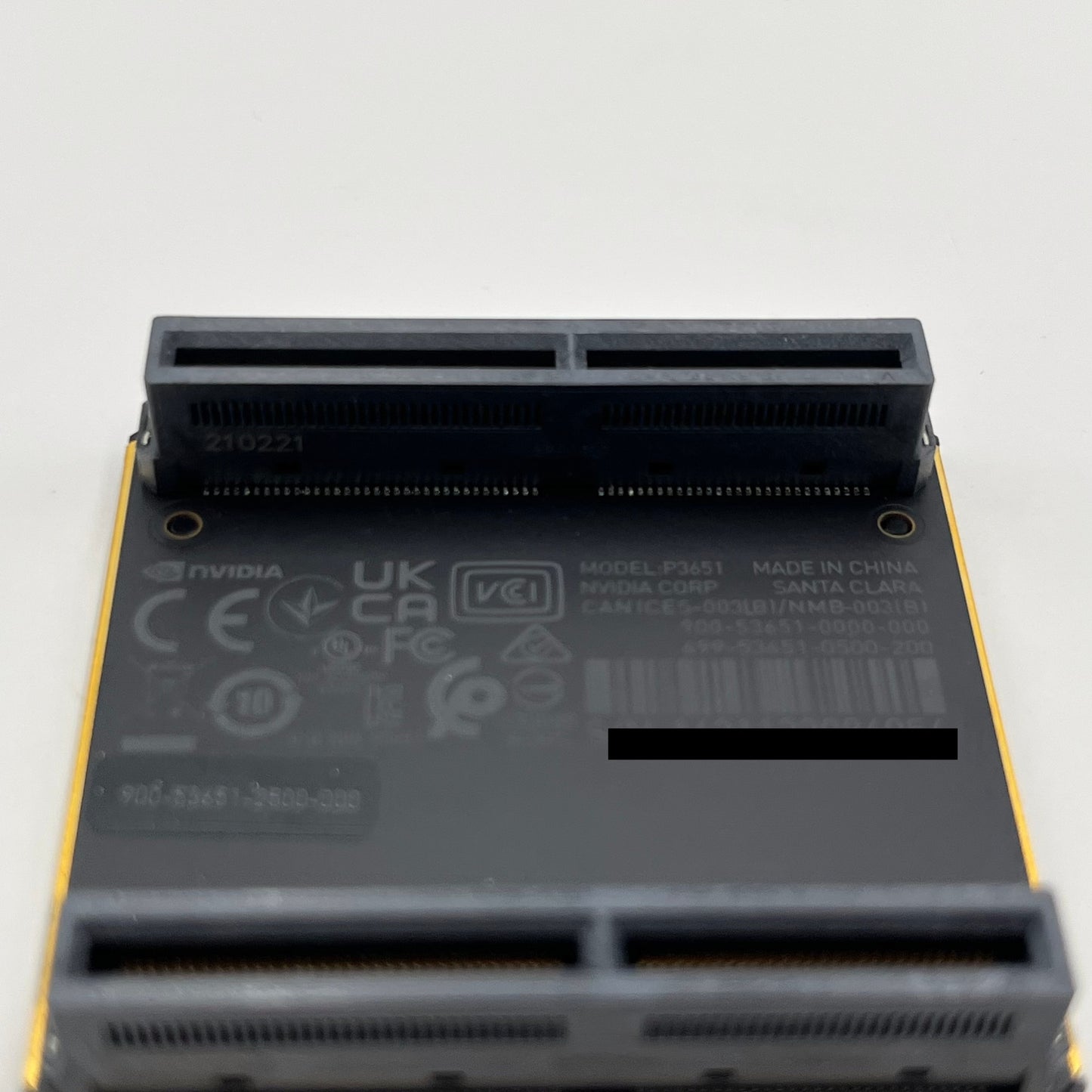 NVIDIA（エヌビディア） NVLink Bridge 2-Slot Ampere generation 高速 GPU インターコネクト MODEL:P3651【C5486-C】