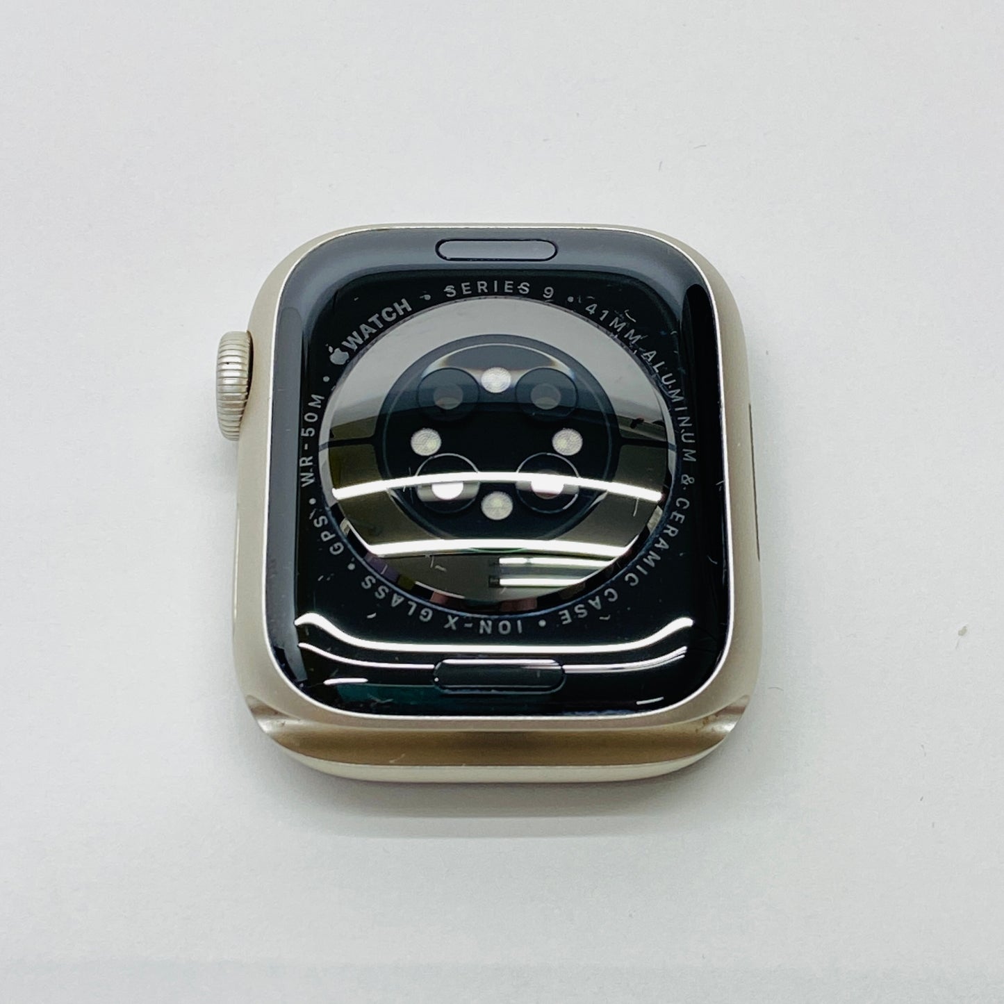 美品 Apple Watch Series 9 GPSモデル 41mm MR8T3J/A スターライトアルミニウムケースとスターライトスポーツバンド S/M 【C4119-60】