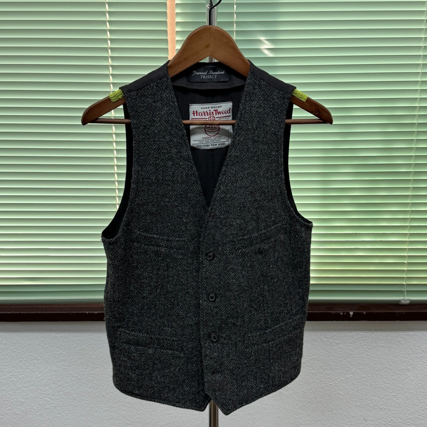 Journal Standard TRISECT ジャーナルスタンダード HARRIS TWEED テーラード ジャケット 3ピース セットアップ【C5744】