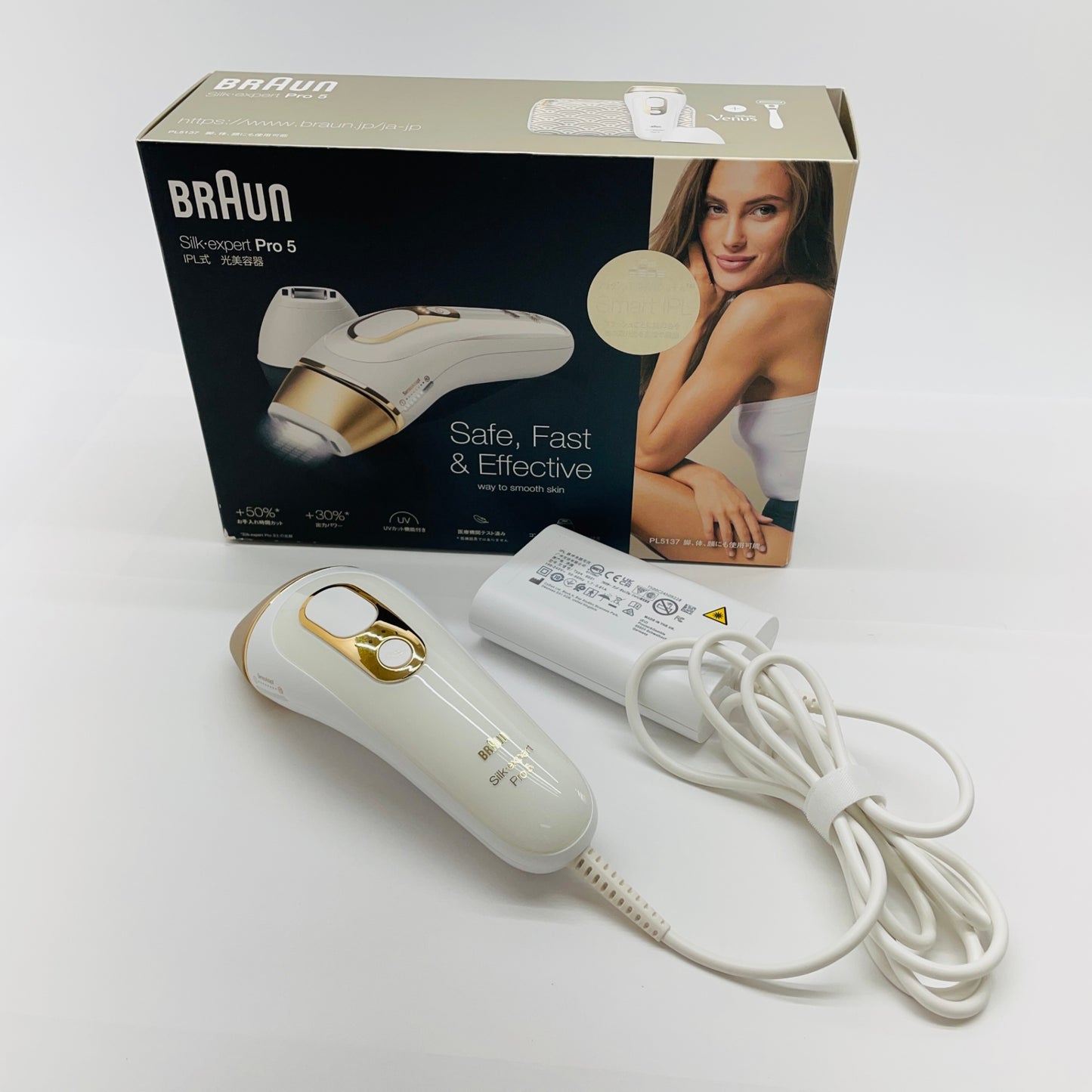 美品 ブラウン シルクエキスパート Pro5 PL-5137 脱毛器 BRAUN 本体	【C4035-80】