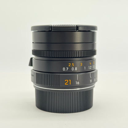美品 Leica スーパーエルマー M21mm F3.4 ASPH. ブラック 11 145【C7608-60】