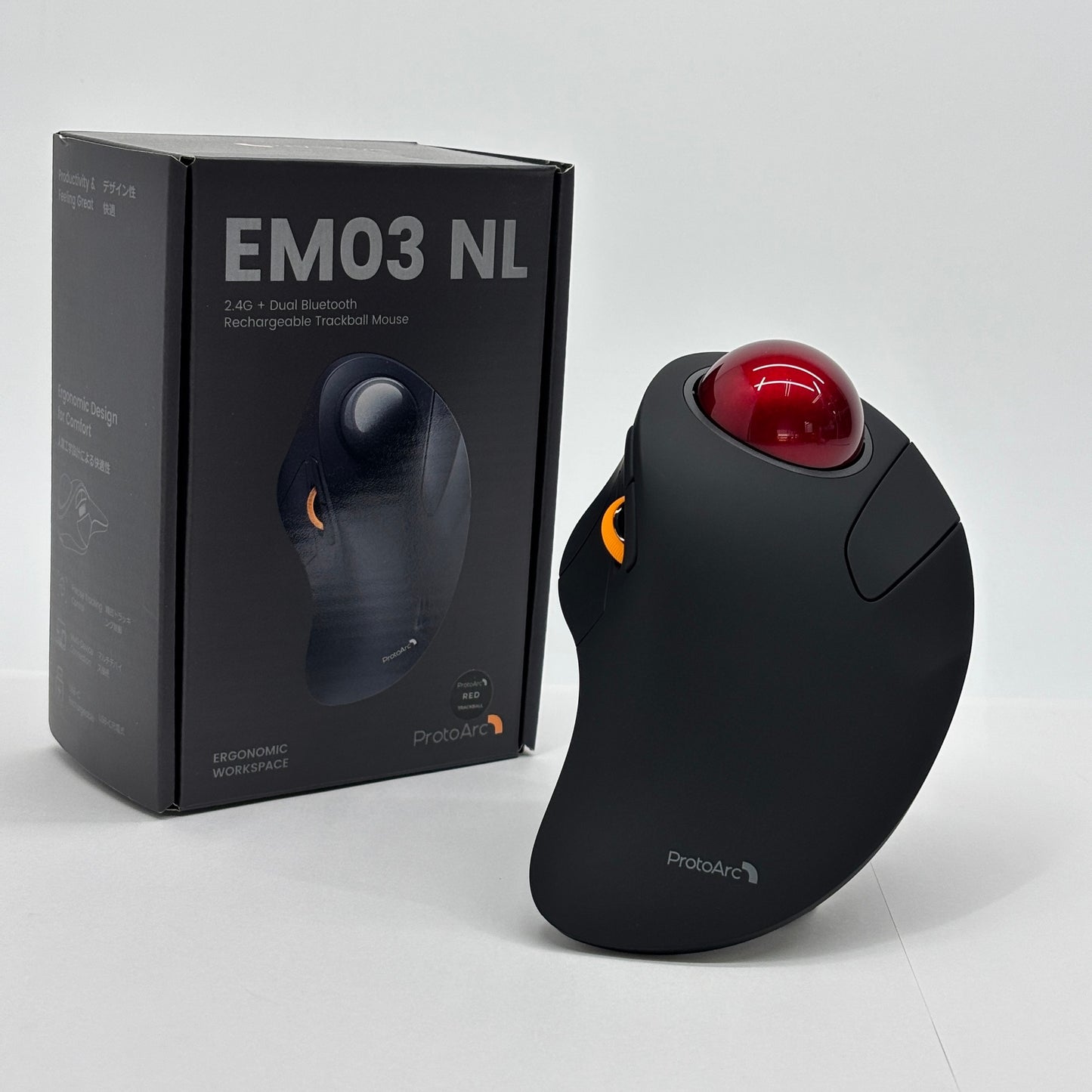 美品 EM03 NL トラックボールエルゴノミックマウス【C8739-60】