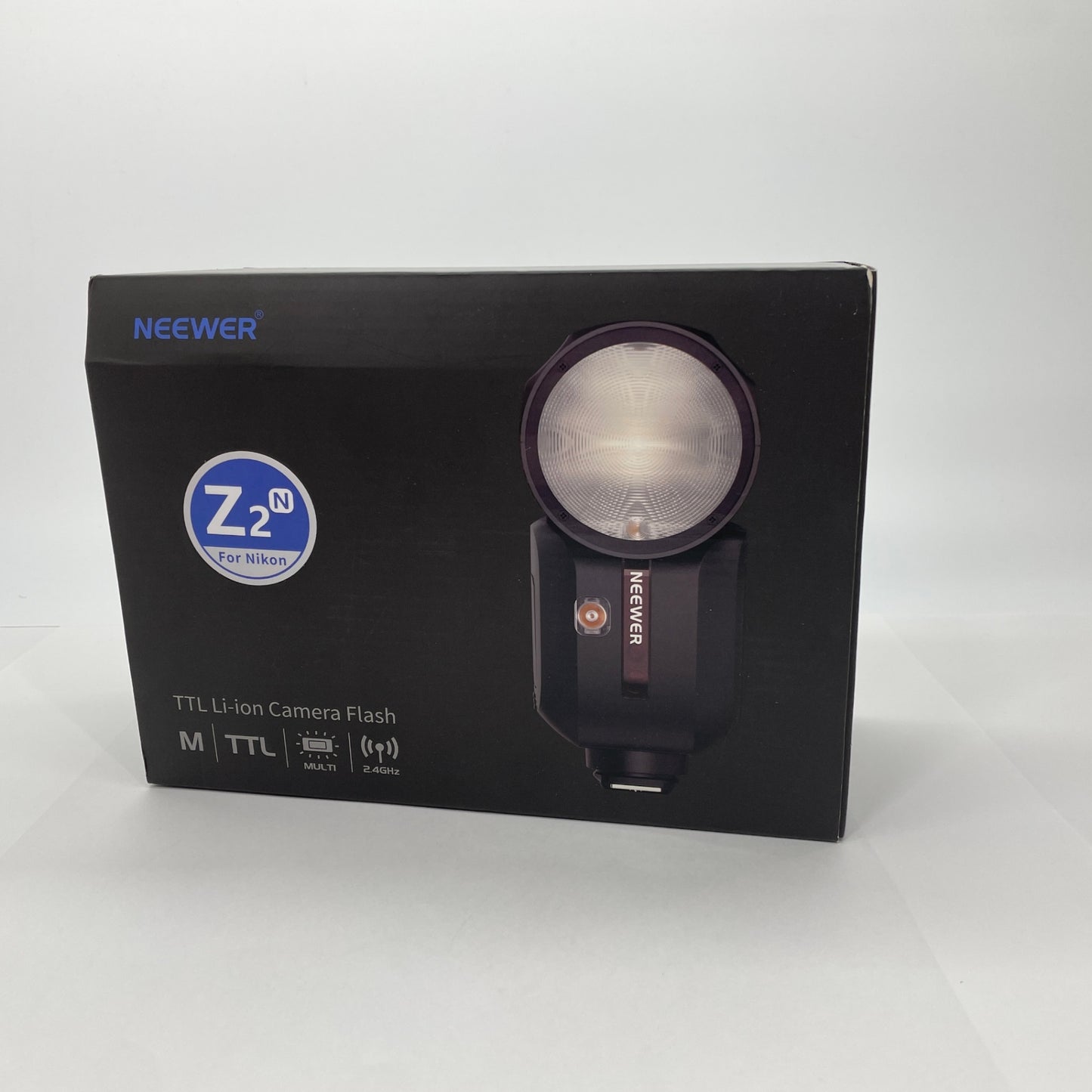 NEEWER Z2-N 2.4G TTL ラウンドヘッド フラッシュ スピードライト Nikon用【C4673-80】