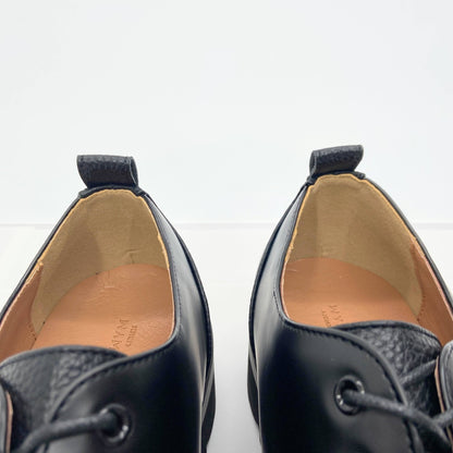 未使用 WYM LIDNM SHARK SOLE COMBINATION SHOES 箱付き サイズ：L ブラック【C5805-100】　size:L(27.5cm〜28cm)