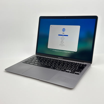 MacBook Air Retina 13インチ (Late 2020) Apple M1 8コア 8GB SSD 512GB スペースグレイ MGN73J/A バッテリー最大容量87%【C7044-80】