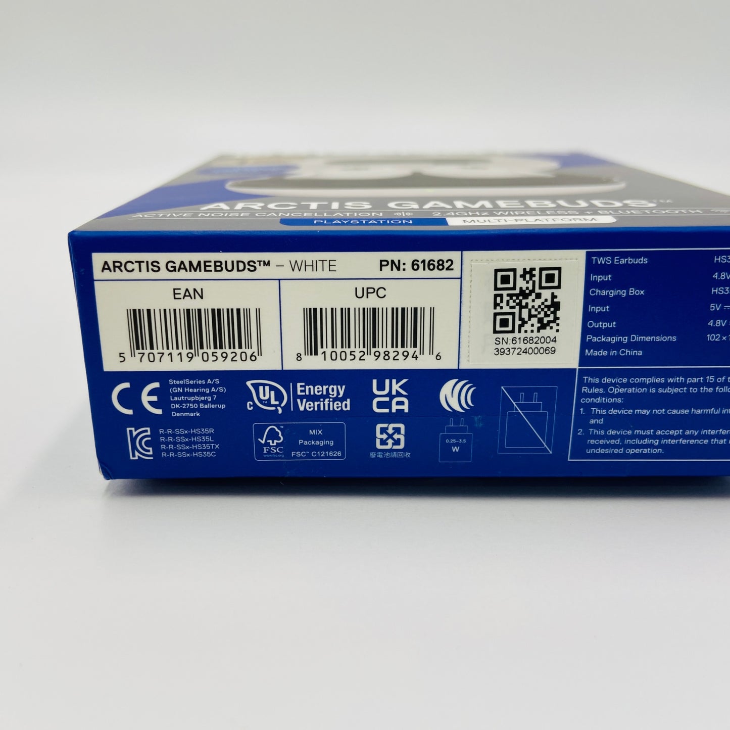 SteelSeries Arctis GameBuds ワイヤレスイヤホン　【C4220-C】