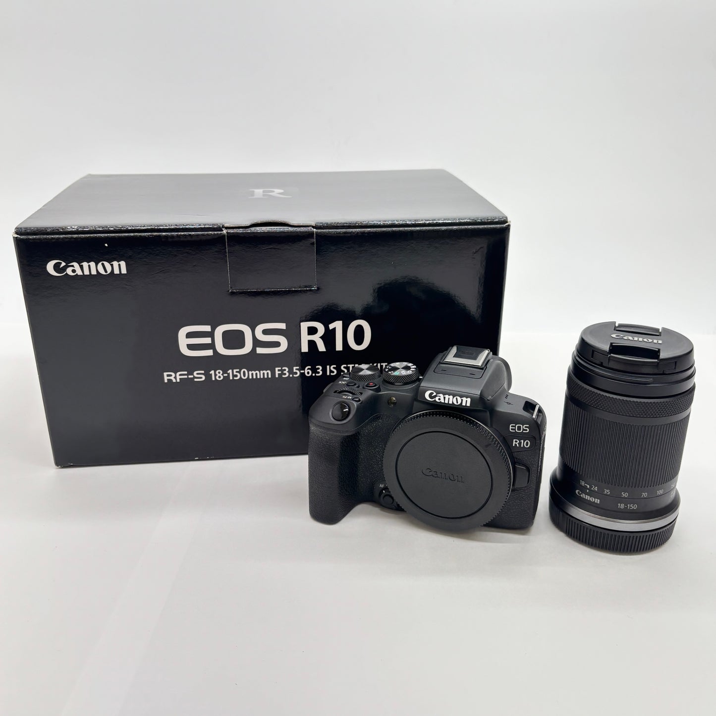 美品 Canon EOS R10 RF-S18-150 F3.5-6.3 IS STM レンズキット 付属品完備【C6228-80】