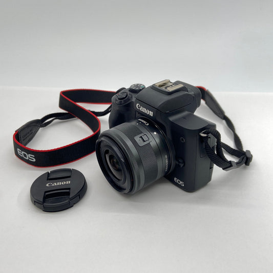 美品 Canon EOS M50 Mark II 15-45mm レンズキット【C6705-60】