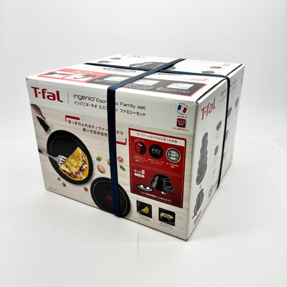 新品未開封品 T-fal ティファール ingenio インジニオ ネオ エスプレッソ ファミリーセット セット8 鍋 フライパン【C8695-100】