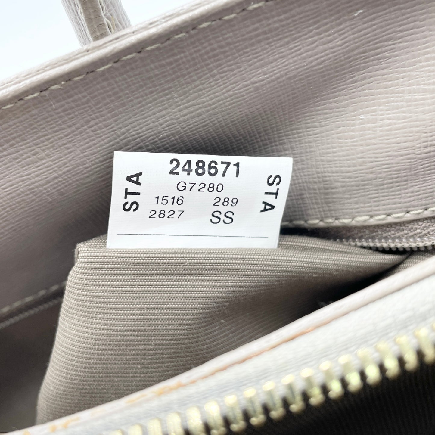 FURLA フルラ 2way トートバッグ ショルダーバッグ グレー　【C7993】