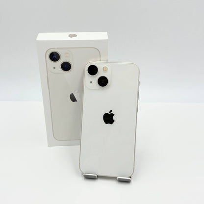美品 iPhone 13 mini 128GB SIMロックなし MLJE3J/A  スターライト バッテリー最大容量78% 付属品完備【C6192-C】