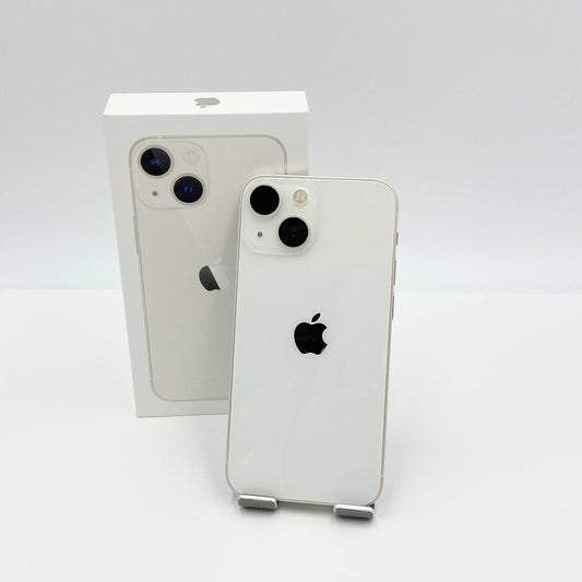 美品 iPhone 13 mini 128GB SIMロックなし MLJE3J/A  スターライト バッテリー最大容量78% 付属品完備【C6192-C】
