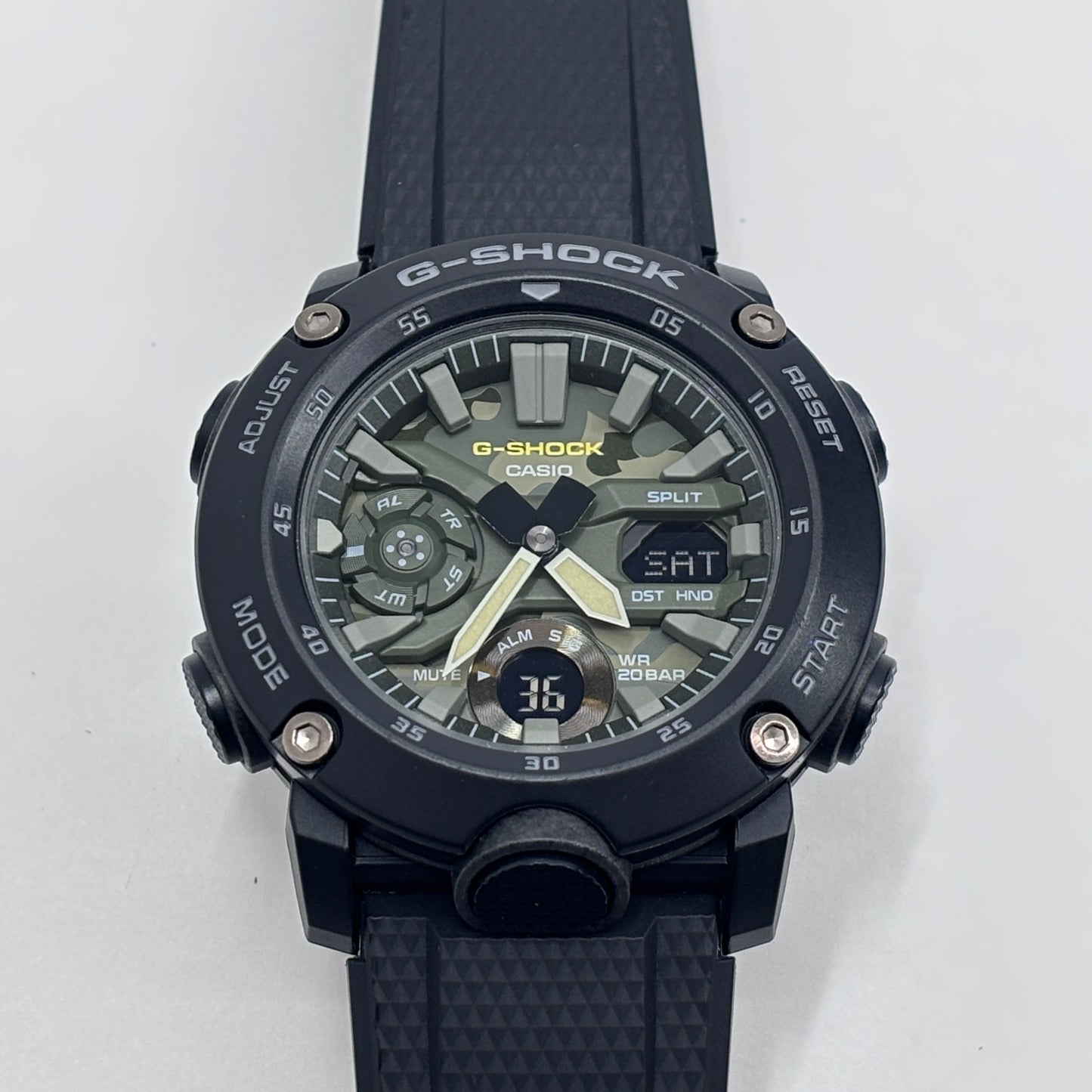 CASIO カシオ G-SHOCK GA-2000 カーボンコアガード メンズ腕時計 【C8387-60】