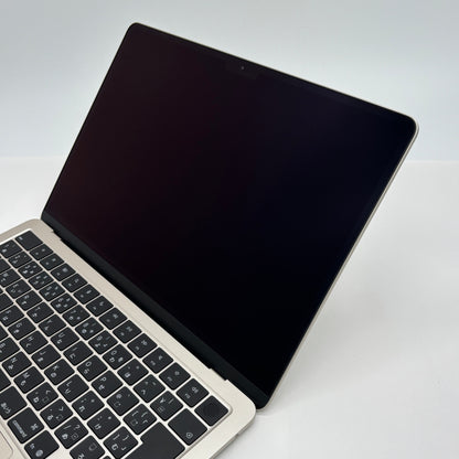 Apple MacBook Air 13インチ (Early 2025) Apple M4 10コア 16GB SSD 256GB スターライト MW0Y3J/A バッテリー最大容量100%【C6563-80】