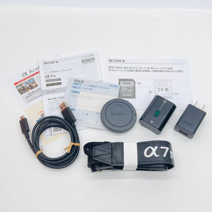 美品 SONY α7 IV ILCE-7M4 ブラック ミラーレス一眼 付属品完備【C7723-80】