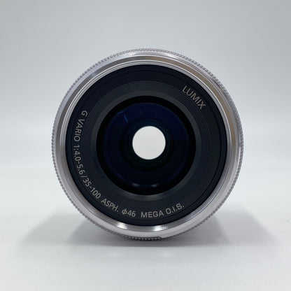 美品 パナソニック Panasonic LUMIX G VARIO 35-100mm / F4.0-5.6 ASPH. / MEGA O.I.S. H-FS35100 【C4436-60】
