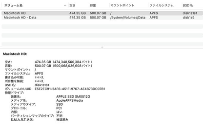 Apple MacBook Air 13インチ (Mid 2017) Core i7 2.2GHz/8GB/SSD 512GB【C4663-80】