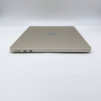 美品 Apple MacBook Air 13インチ M4 2025 MW0Y3J/A 16GB SSD 256GB スターライト 充放電回数5回 バッテリー最大容量100% 【C5517-80】