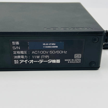 IO・データ機器 USB外付HDD 4TB（型式:HDJA-UT4RW)【C4141-60】