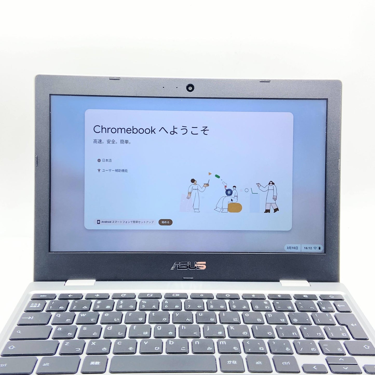 ASUS Chromebook CX1 CX1100CNA Celeron N3350/4GB/32GB 【C6676-80】