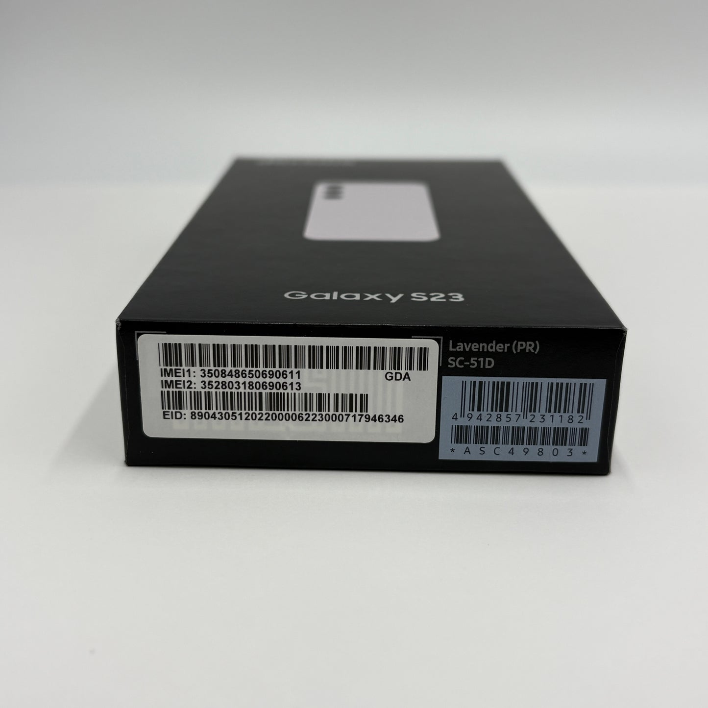 美品 Galaxy S23 SC-51D 256GB ラベンダー 【C6911-C】