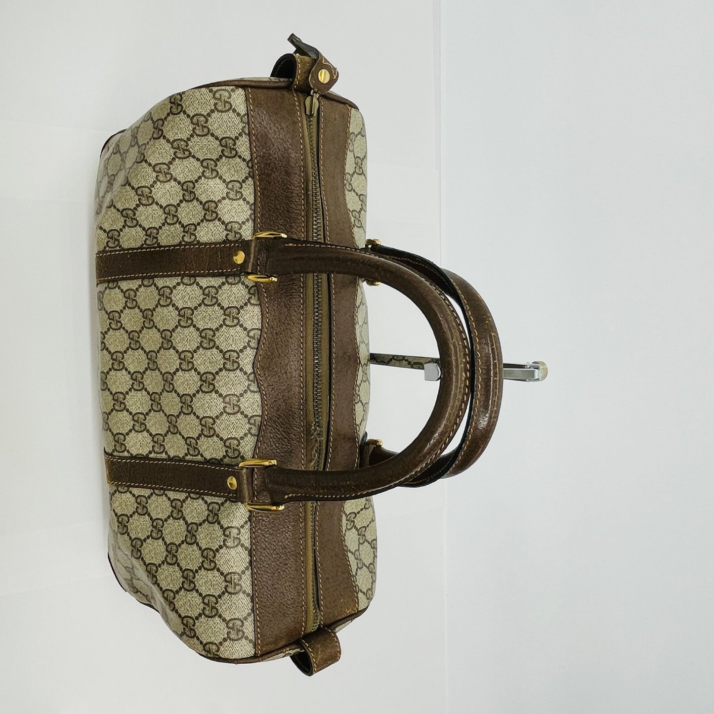 Gucci オールドグッチ GGキャンバス ボストンバッグ　【C4592】