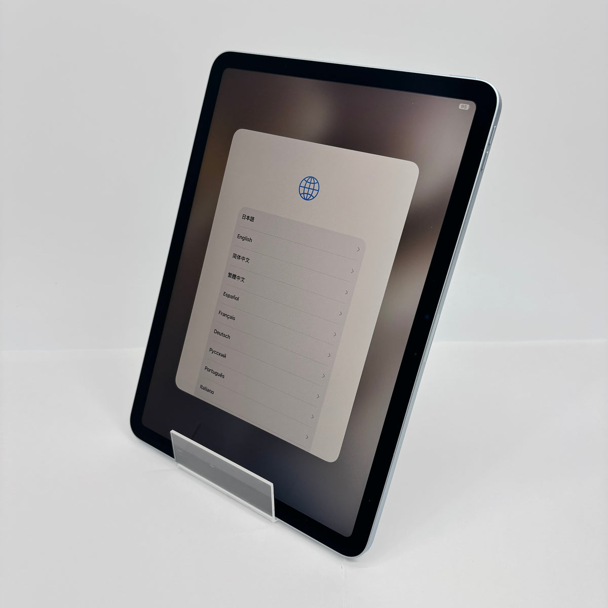 新品同様 美品 iPad Air 11インチ M4 Wi-Fi MH364J/A 256GB ブルー バッテリー最大容量100%【C9103-60】