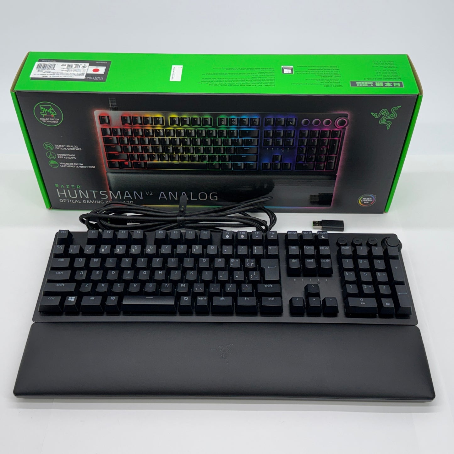 RAZER HUNTSMAN ANALOG OPTICAL SWITCH キーボード 有線 RZ03-0361【C7722-100】