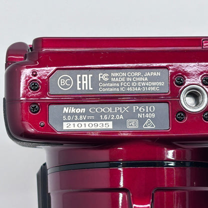 Nikon デジタルカメラ COOLPIX P610 レッド 【C8147-60】