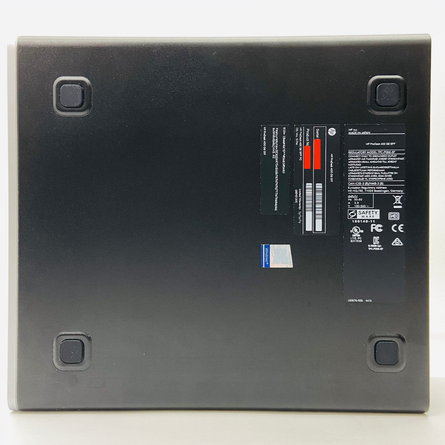 新品SSD HP prodesk 400 g6 sff i5-9500 8GB SSD256GB Windows11 Pro 【C4147-100】