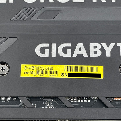 GIGABYTE GeForce RTX 4060 Ti WINDFORCE OC 8G GV-N406TWF2OC-8GD 【C7963-80】
