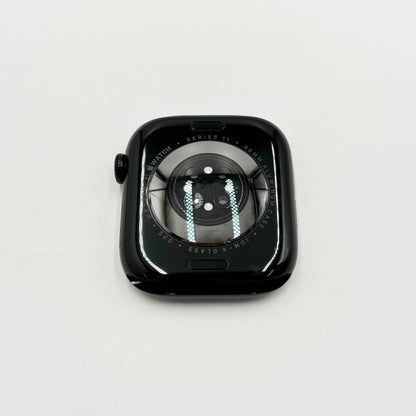 美品 Apple Watch Series 11 GPSモデル 46mm ジェットブラック AL Black SB S/M MEUW4J/A バッテリー最大容量100%【C9328-C】