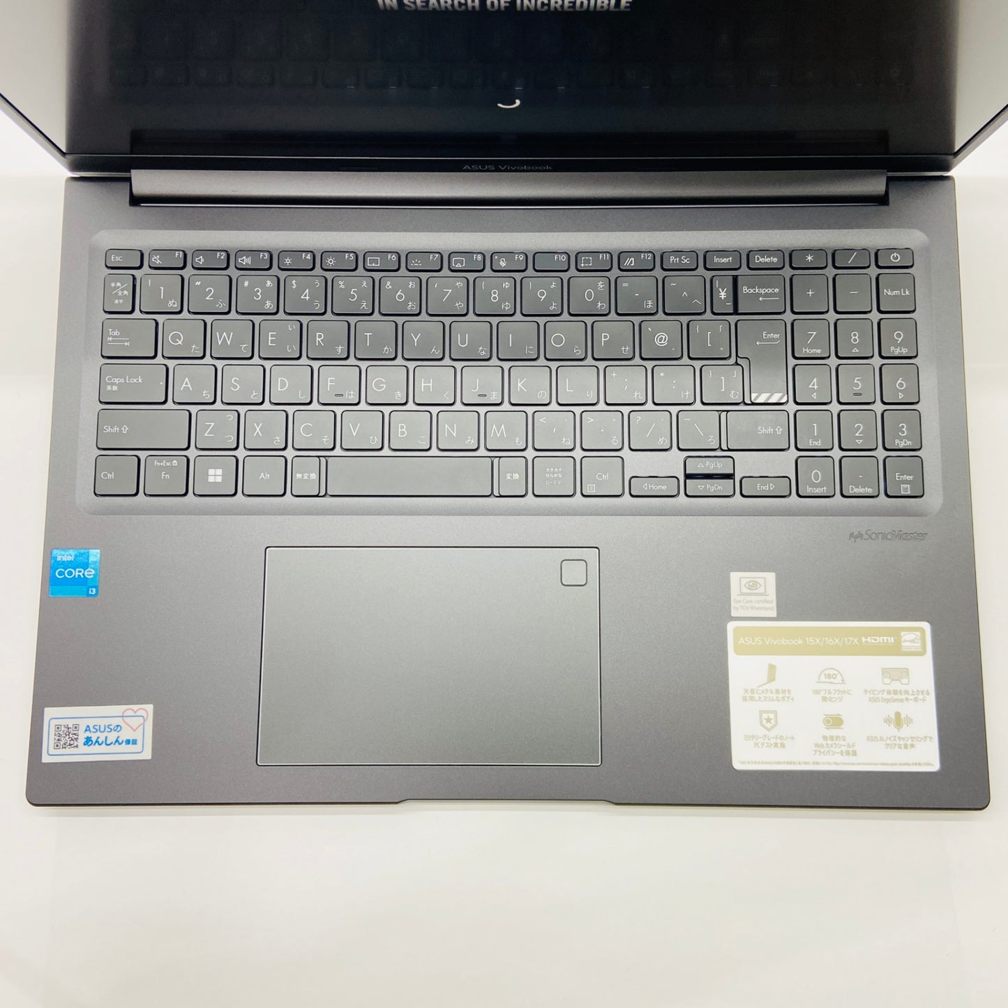 美品 ASUS vivobook 16X K3604Z i3 1215U 8GB 256GB 【C4163-100】