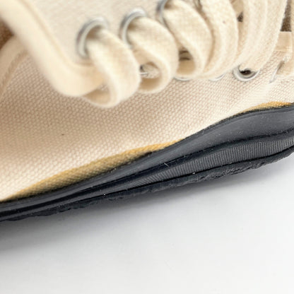 ジルサンダー JIL SANDER スニーカー ローカット レースアップ キャンバス シューズ メンズ 40 アイボリー【C7005-80】