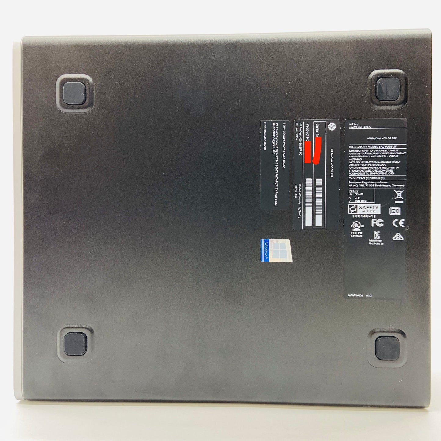 新品SSD HP prodesk 400 g6 sff i5-9500 8GB SSD256GB Windows11 Pro 【C4145-100】