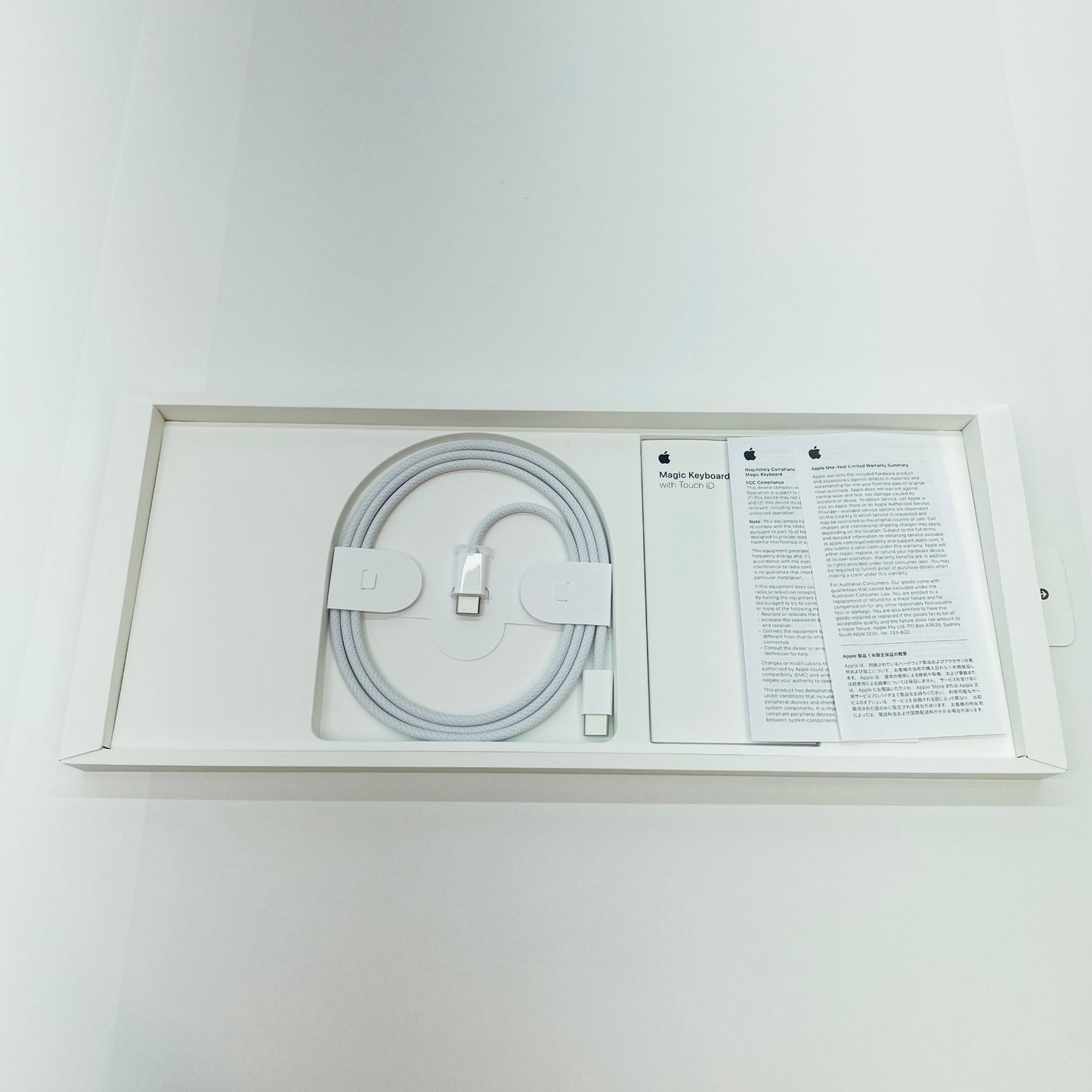 最新USB-Cモデル Apple Magic keybord with Touch ID A3118 MXCK3J/A【C4714-60】