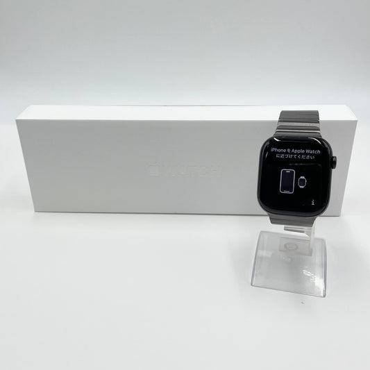 Apple Watch Series10 GPSモデル 46mm MWX13J/A 最大容量100% ＋Apple Watch 純正 スレートリンクブレスレット 46mm 付属品完備【C5361-60】