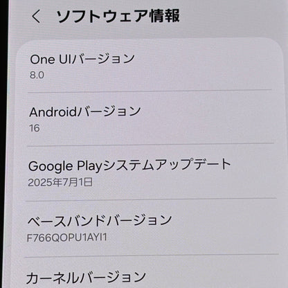 美品 Samsung サムスン Galaxy Z Flip7 256GB SM-F766Q バッテリー性能良好(80%以上) 国内版【C6238-C】