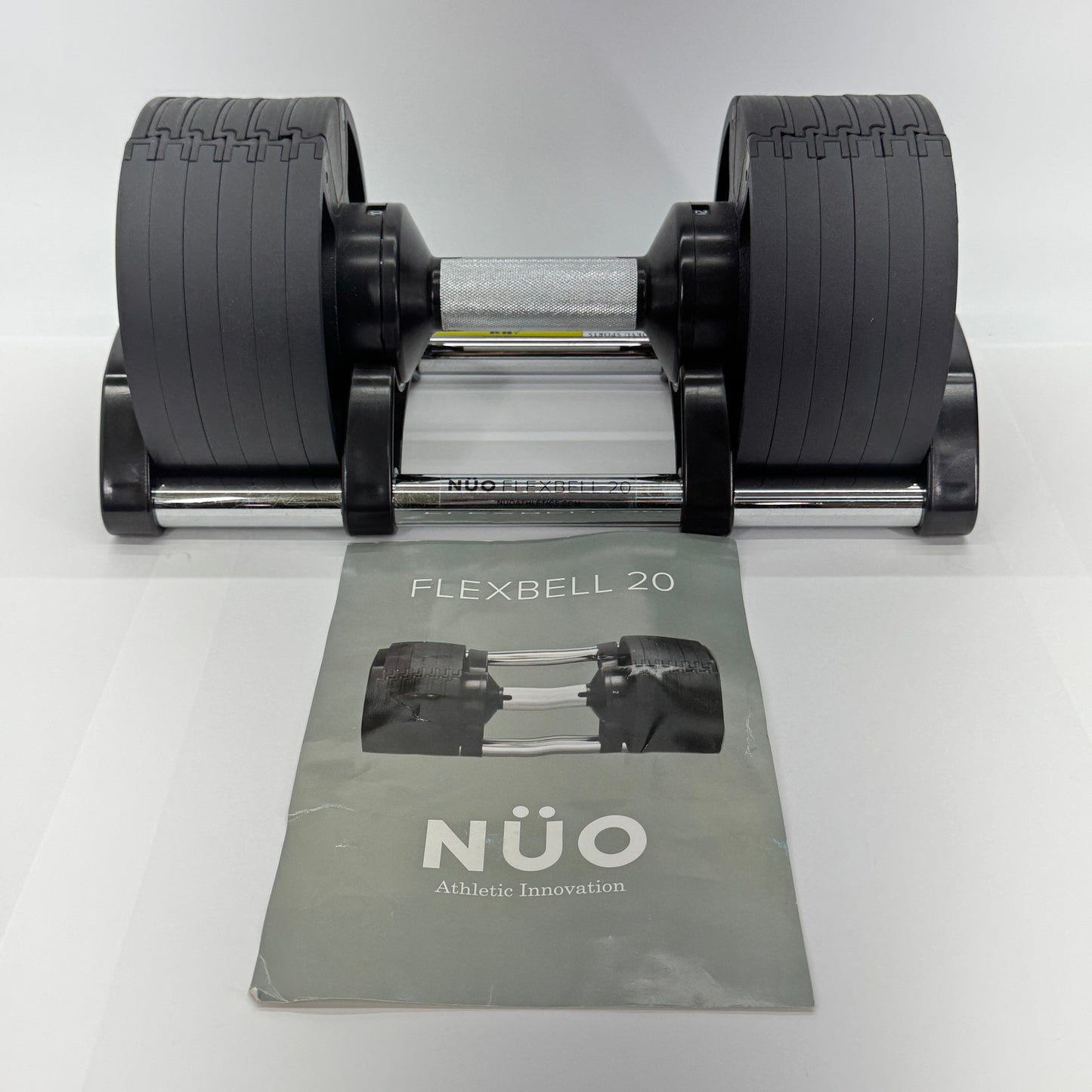 FLEXBELL フレックスベル 可変式ダンベル 約20kg 単品 NUO-FLEX 20 アジャスタブルダンベル 筋トレ トレーニング 1個【C5723】