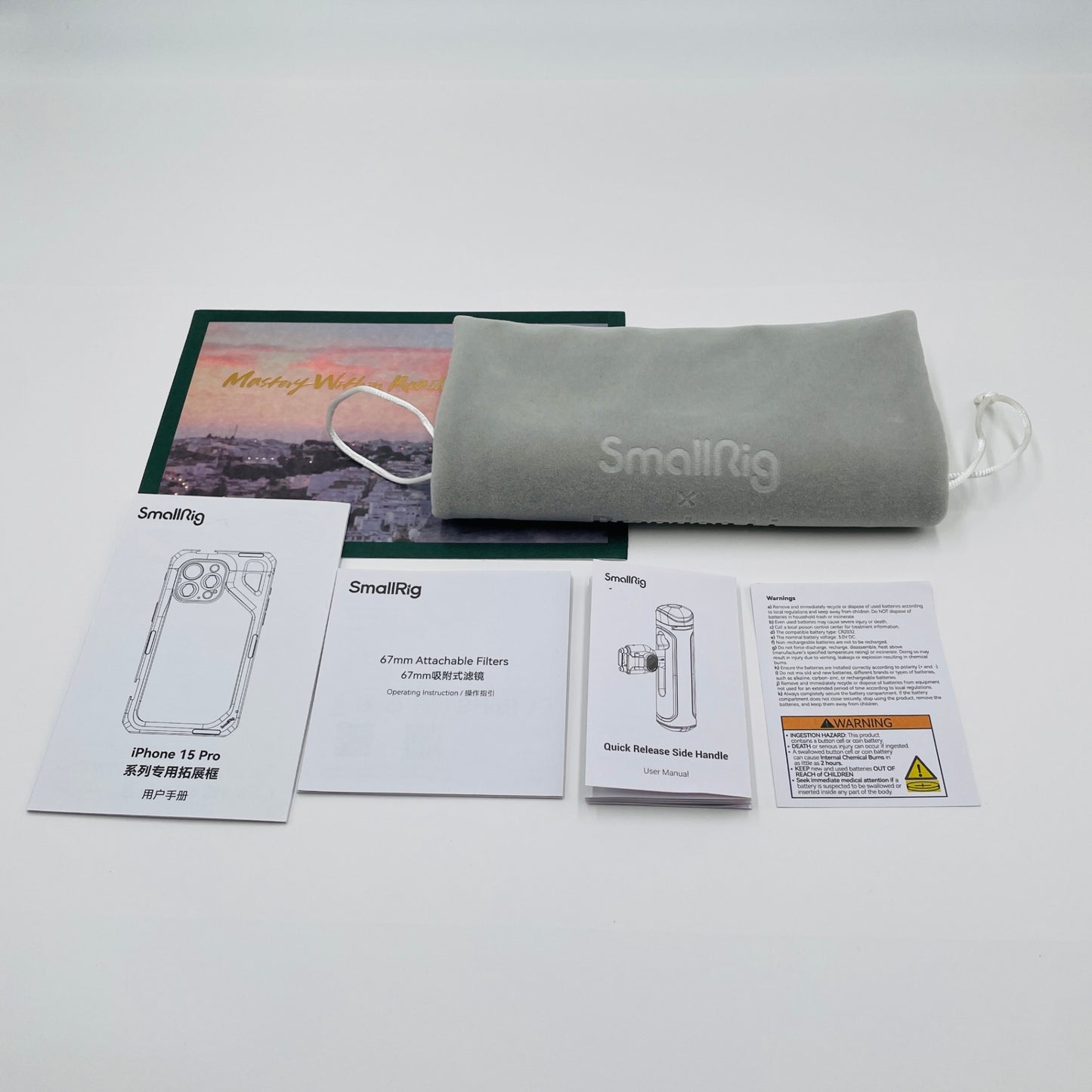 SmallRig Brandon Li Mobile Video Kit for iPhone 15 Pro Max Co-design Edition 　【C4355-60】